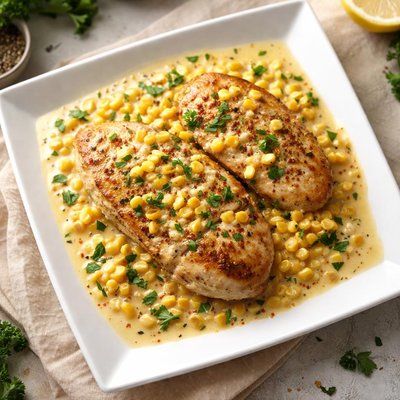 Creamy corn chicken