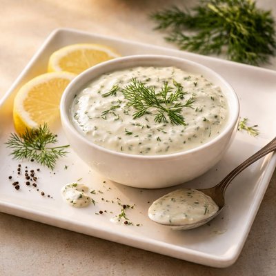 Creamy dill dressing