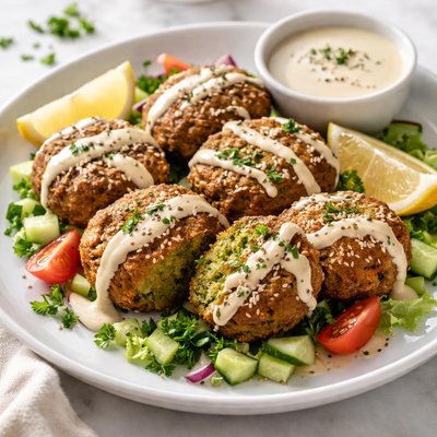 Creamy falafel