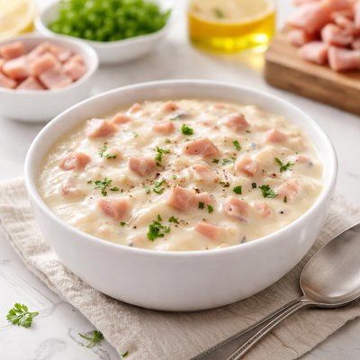 Creamy ham sauce