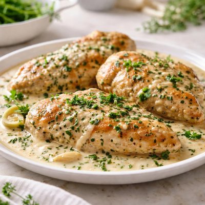 Creamy herb chicken