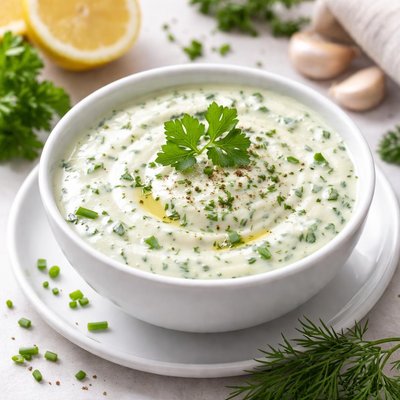 Creamy herb sauce