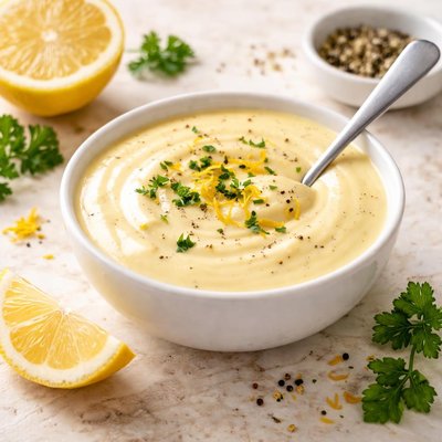 Creamy lemon sauce