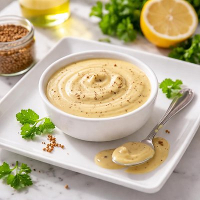Creamy mustard dressing