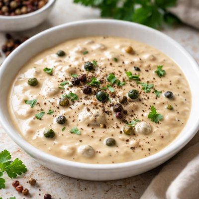 Creamy pepper sauce