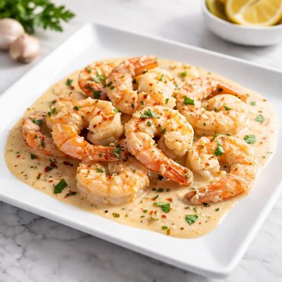 Creamy shrimp