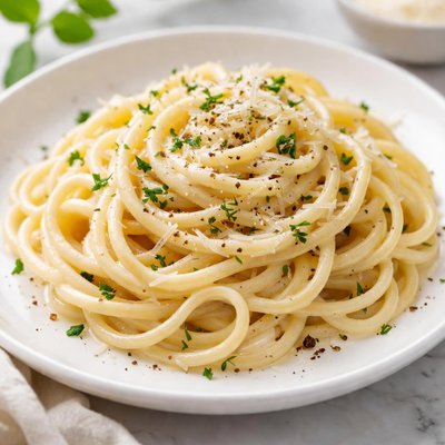 Creamy spaghetti