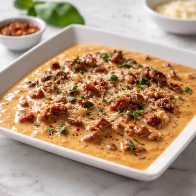 Creamy sundried tomatoe sauce