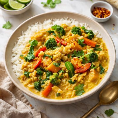 Creamy vegetable curry