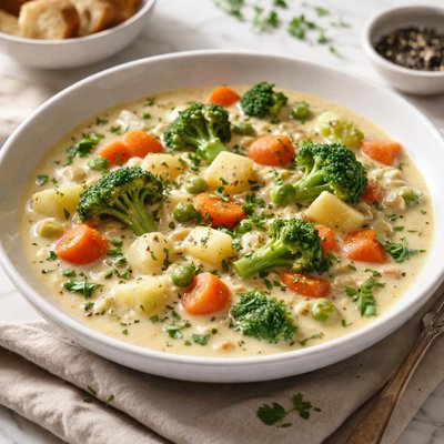 Creamy vegetable stew