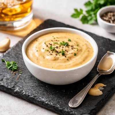 Creamy whiskey sauce