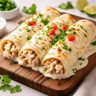 Creamy white enchilada