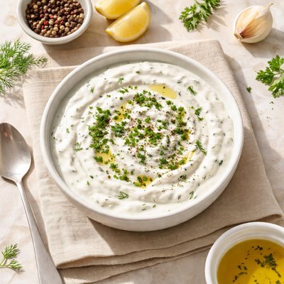 Creamy yogurt sauce