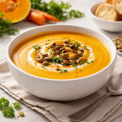 Crema de calabaza y zanahoria