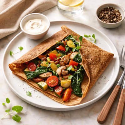 Crepe de legumes from loja das sopas