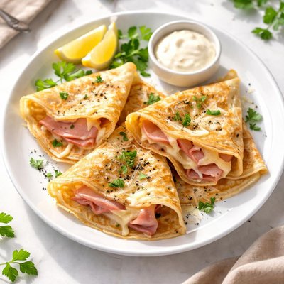 Crepe ham cheese