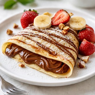 Crepe with nutella