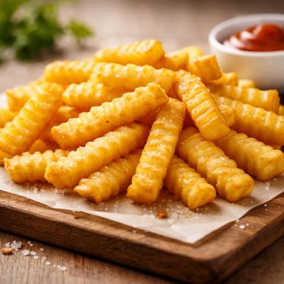 Crinkle-cut chips