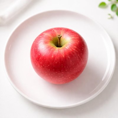 Crisp pink apple