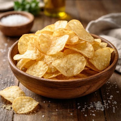Crisps ready salted