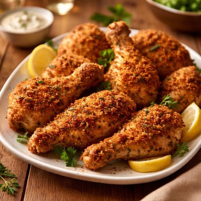 Crispy baked chicken