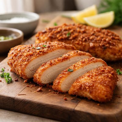 Crispy chicken breast boneless