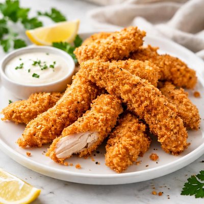 Crispy chicken strips