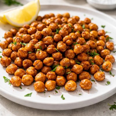 Crispy chickpeas