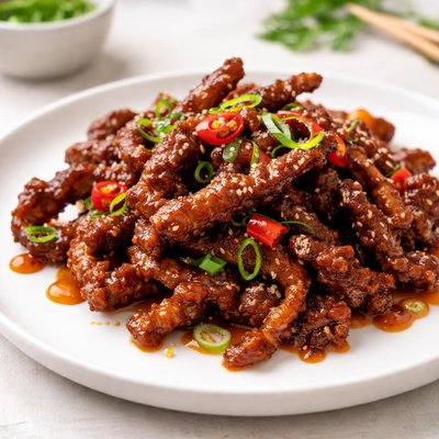Crispy chilli beef