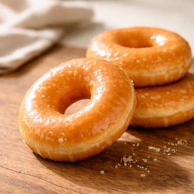 Crispy cream donut glazed