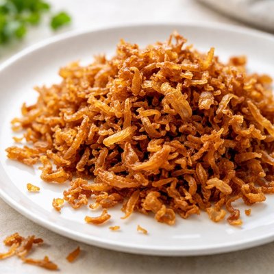 Crispy fried onions