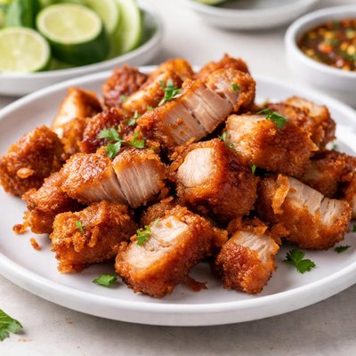 Crispy fried pork