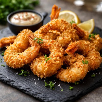 Crispy fried shrimp