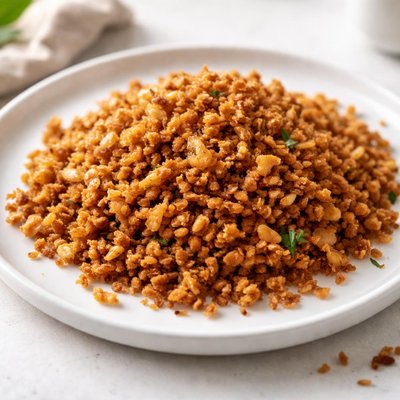 Crispy fried topping