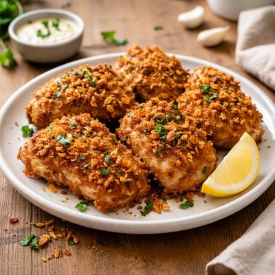 Crispy garlic chicken