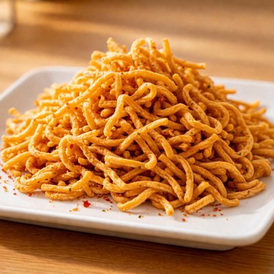 Crispy noodle snack