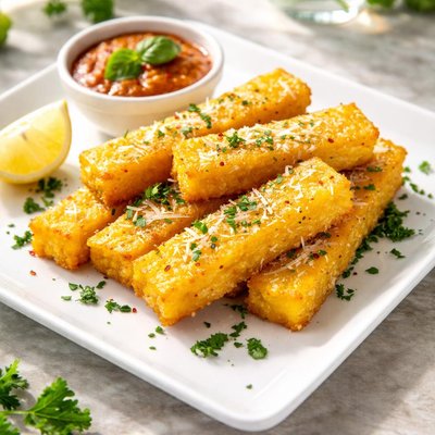 Crispy polenta