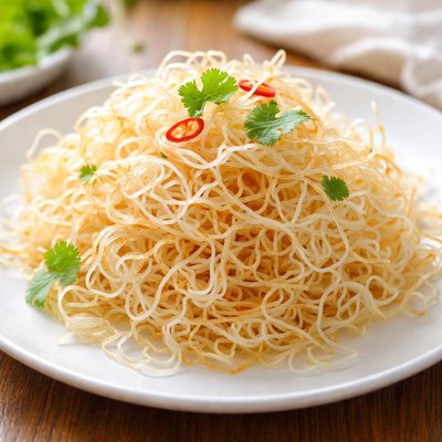 Crispy rice noodles