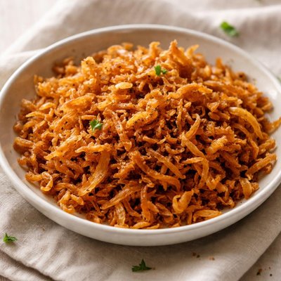 Crispy roasted onions