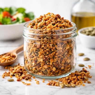 Crispy salad topping