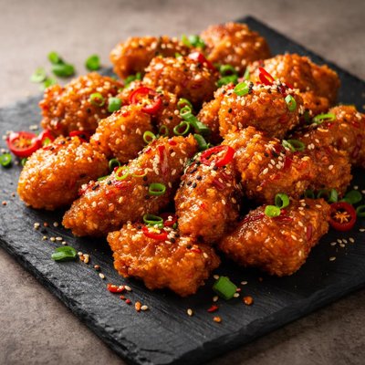 Crispy sweet chilli chicken