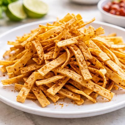 Crispy tortilla strips