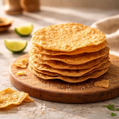 Crispy tostada shells