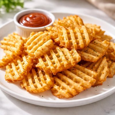 Criss cut french fry