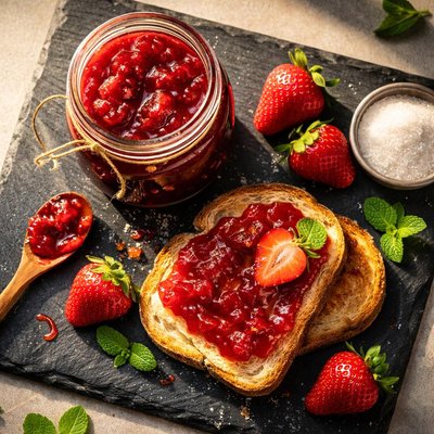 Critters strawberry organic spread