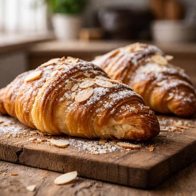 Croissant amandes renard bakery