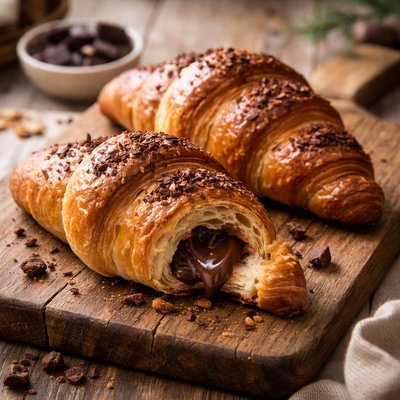 Croissant au chocolat