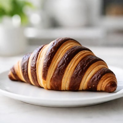 Croissant bicolor