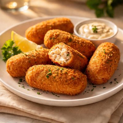 Croqueta de bacalao