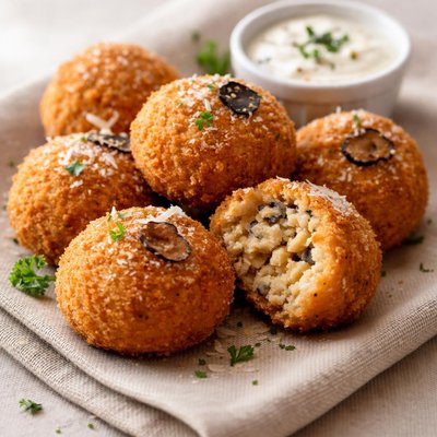 Croquette de risotto au truffe